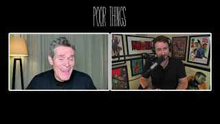 Willem Dafoe talks Poor Things and Robert Eggers Nosferatu  Interview [upl. by Aerdnat440]