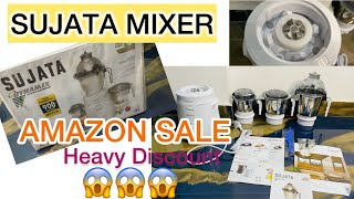 Best Mixer Grinder in India 2024  Amazon Biggest Sale😱 Sujata Dynamix Supermix Power Grinder ✅ [upl. by Crabb]