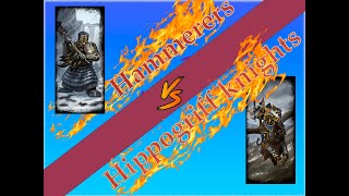 Royal Hippogryph Knights vs Hammerers GREATEST DUELIST TTW Warhammer 2 [upl. by Ailet]