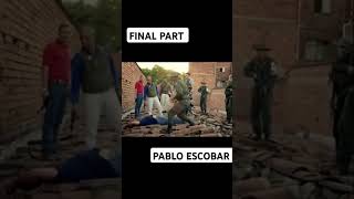 Narcos pablo escobar final part pabloescobar narcos [upl. by Cathleen]