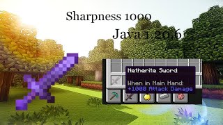 How To Get a SHARPNESS 1000 SWORD in Minecraft 1201 [upl. by Talia650]