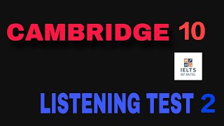 CAMBRIDGE 10 LISTENING TEST 2 WITH ANSWERS ll TRANSPORT SURVEY [upl. by Ahsiekal]