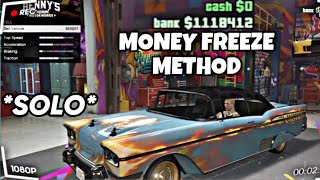 WORKING SOLO MONEY FREEZE GLITCH GTA 5 ONLINE CURRENT GEN ONLY EDUCATIONAL PURPOSES ONLY [upl. by Naxor818]