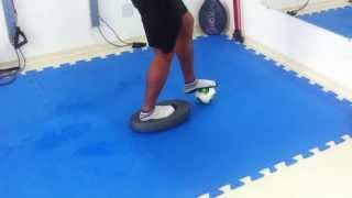 Treino sensório motor para o futebol  Bruno Gragnani Fisioterapia Esportiva [upl. by Ennoryt]