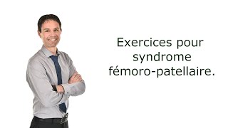 Exercices pour le syndrome fémoropatellaire [upl. by Vish]