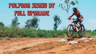 review sepeda gunung mtb polygon siskiu d7 full updrade [upl. by Ardnoek]