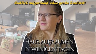 WIE DU DEIN HAUS in wenigen Tagen AUFRÄUMST Vergiss alle Ordnungsmethoden [upl. by Ezara]