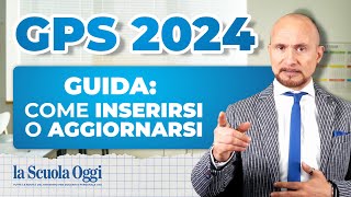 Graduatorie GPS 20242026 Guida a come inserirsi o aggiornarsi [upl. by Schwinn766]