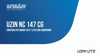 UZIN NC 147 CG SelfLeveling Compound [upl. by Alfonse52]