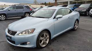 2011 Lexus IS 250 convertible with only 48000 mi [upl. by Hanikas]