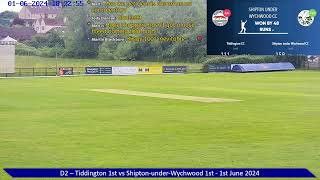 D2 – Tiddington 1st vs ShiptonunderWychwood 1st  1st June 2024 [upl. by Marigolde305]