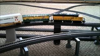 V63 Bachmann and Walthers trains on power loc ez track amp atlas track [upl. by Alo]