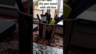 Let reuse old plastic box diy penstandbeautiful [upl. by Edwine404]