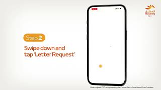 Bank With Ease  How to Request for a Letter  Mashreq UAE [upl. by Shermie]