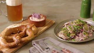 Foodbarn  Wurstsalat mit Obazda [upl. by Namhar]