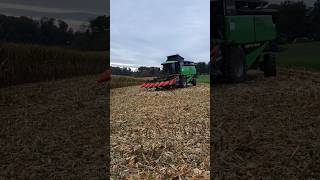 Deutz Fahr 6095 HTS harvesting farming deutzfahr mais [upl. by Enecnarf]