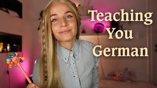 ASMR Teaching You Basics of German Language  Soft spoken writing [upl. by Derrick]