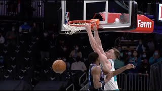 Gordon Hayward Posterizes DeAaron Fox [upl. by Eicnahc]