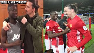 Eric bailly and Zlatan ibrahimovic funny moment compilation MANCHESTER UNITED [upl. by Aimar836]