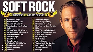 Soft Rock Songs 70s 80s 90s Full Album  Michael Bolton Rod Stewart Phil Collins Bee Gees Lobo [upl. by Fiedler]