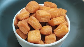 Sweet Maida BiscuitsSweet Shakkarpara RecipeKids Special Snacks RecipeCrispy Tasty Snacks [upl. by Keefer830]