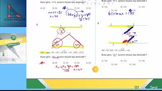 SUPARA TYT AYT GEOMETRİ 2024 TEST 1 DOĞRUDA VE ÜÇGENDE AÇI [upl. by Irrok342]