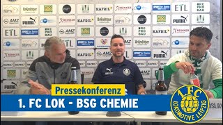 Pressekonferenz nach dem Regionalligaspiel gegen Chemie Leipzig am 05052024 [upl. by Niahs68]