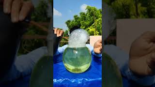 Making Gaint Hydrogen Gas Flying Bubbles shorts Bluebox [upl. by Noman]