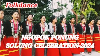 PONUNG DANCE  NGOPOK VILLAGE  SOLUNG FESTIVAL2024 festival [upl. by Jaworski482]