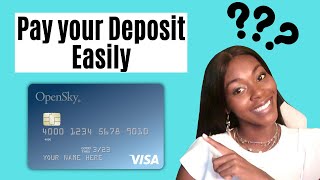 How do I pay my OpenSky Secured Credit Card deposit  Rickita [upl. by Nasia531]