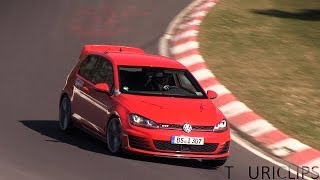 2015 Volkswagen Golf GTI Club Sport spied testing on the Nürburgring [upl. by Sax561]