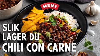 Slik lager du chili con carne [upl. by Eveleen]