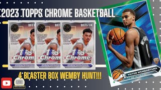 WEMBY ROOKIE HUNT CONTINUES  TOPPS CHROME BASKETBALL ⚠️⭐ [upl. by Ecnahc312]