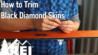 Skiing How to Trim Black Diamond Skins [upl. by Verna]