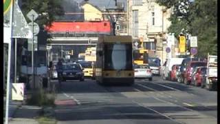 Tram Dresden  Postplatz vor Umbau und Umgebung [upl. by Yhtir]