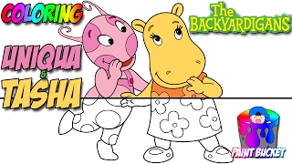 The Backyardigans Coloring Pages  Nickelodeon Nick Jr Coloring Book for Kids to Learn Colors [upl. by Riva]