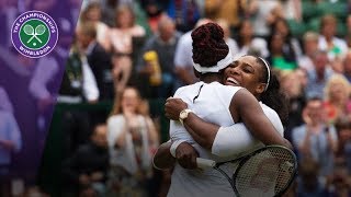 Serena and Venus Williams best Wimbledon shots [upl. by Aes]