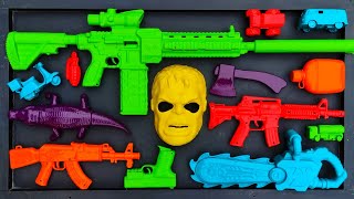 Membersihkan Nerf Ak47 Assault Rifle Shotgun Sniper Rifle Glock Pistol M16 Nerf gun Eps 122 [upl. by Klinger]