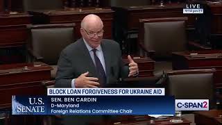 Cardin Speaks in Opposition to Effort to Target Support for Ukraine [upl. by Tunnell]