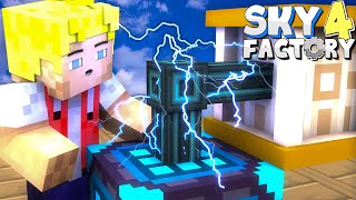 Endlich STROM  Vollautomatisch EISEN  Minecraft Sky Factory 4 Prestige Mode  8  Deutsch [upl. by Yelkcub]