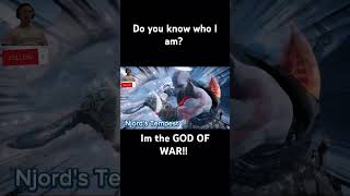 Im th God of War godofwar godofwar kratos godragnarok kratosgodofwar [upl. by Ellednahs]