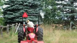 3 cylinder diesel perkins massey ferguson 135 [upl. by Abehsat]