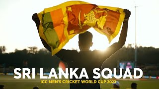 Sri Lanka squad for the ICC Mens Cricket World Cup 2023 [upl. by Maurits]