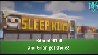 bdoubleo and Grian get shops in Atrexia [upl. by Soirtimid]