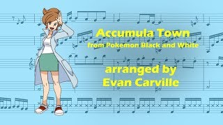 Accumula Town from Pokemon BW score transcriptionremake [upl. by Attej707]