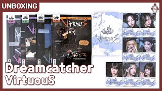 Dreamcatcher VirtuouS All Versions amp Ktown4u Lucky Draw Unboxing 11072024 [upl. by Eidoc]