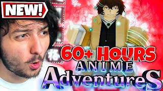 I Spent 60 HOURS on the NEW Bungo Stray Dogs Update in Anime Adventures Roblox [upl. by Hook]