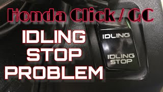 WALANG GASTOS  DIY How to fix IDLING STOP  honda click v1 and Game changer [upl. by Aronoel]