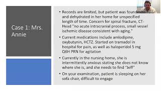 GR 5 8 23 Challenging Psychogeriatric Cases in LongTerm Care by Noam Grysman MD [upl. by Ericksen]