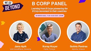 B Corp Panel Learning from B Corps pioneering the movement in their countries [upl. by Fancie]